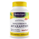 מקורות בריאים Astaxanthin 12 מ"ג (Natural, Astapure, Triple Strength, non-GMO, Gluten Free, Eye Support, Joint Support, Immune Support), 60 Softgels