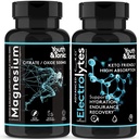2pk: High Absorption Magnesium Complex + Electrolytes Pills - מג מינרלים ויטמינים | Premium Magnesium Citrate Oxide תוספת עבור מחוקק Cramps Sore שרירים תמיכה Endurance Recovery Nerve Health
