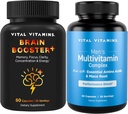 ויטמין Vital Brain Booster Plus + Men's Multivitamins