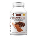ANDREW LESSMAN Cinnamon 400 מ"ג - 120 קפסולות - High Potency, הפקה סטנדרטית. אין תוספות. קל ל-Swallow כמוסות