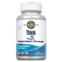 KAL Think Magnesium L-Threonate 2000 מ"ג | למידה, Brain Health & Memory function Support W/Magtein | טבעוני, No Gluten & Non-GMO | 60 טבליות