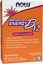 עכשיו תוספי מזון מיידי B-12 (2,000 mcg של B-12 לחבילה), אנרגיה סלולרית Boost*, 75 Packets