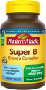 Super B Energy Complex, תוספת תזונתית לתמיכה בתפקוד המוח, 60 Softgels.