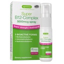 Igennus משולש ויטמין B12 מורכב 5000mcg, sublingual Spray, 45 משרתים, Methyrated Methylchydrobalamin, Adenosylcobalamin & hydroxocobalamin, כוח גבוה ונקי, דובדבן טבעי, טבעוני פלאמור, טבעוני טבעוני