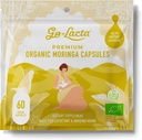 Go-Lacta 100% אורגני Moringa קפסולות להנקה אמהות - 60 קפסולות - Pure Premium Postnatal ויטמינים - הנקה תוספי מזון כדי להגדיל את אספקת החלב - ויטמינים פוסט-חלקום לנשים