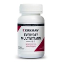 קירקמן - Everyday Multivitamin Without ויטמינים A & D - 180 קפסולות - תמיכה מינרלית - Hypoallergenic