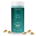 Iwi DHA אומגה 3, 60 Softgels (30 המשרתים), אלגה אומגה 3, מוח, עיניים ועצבו מערכת תמיכה תוספי תזונה, קריל & Fish שמן אלטרנטיבי, No Fishy Aftertaste