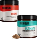 FreshCap Mushrooms Stress Bundle (Reishiאבקת Mushroom Complex Station)
