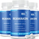 Reawaken Brain Boost תוסף ל- Memory Advanced Formula (3 Pack - 180 קפסולות)