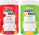 Bellway Super סיבים אבקה + פירות, סוכר חינם אורגני Psyllium Husk אבקת סיבים עבור סדירות, Bloating Relief & Gut בריאות, non-GMO, צמחי מבוסס, Raspberry & לימון Lime Lime Lime