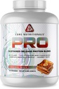 דיאטות הליבה Pro Sustained לשחרר Whey חלבון תערובת | עם Enzymes העיכול | 25g חלבון, 2g carbs | No Fillers | 5 פאונד (Cinnamon French Toast)