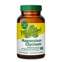 Mega Food Magnesium Glycinate 500 מ"ג - תוספת מגנזיום צ'רידי - 60mg Elemental Magnesium - Gentle on the Stomach - תמיכה רגילה Sleep Cycle & Healthy Stress Response - 120 קפסולות 60 משרתות