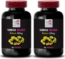 ג'ינקגו biloba Natural פורמולה - ג'ינקגו BILOBA לחלץ - יתרונות נוגדי חמצון צמחיים, אבקת גינקו biloba Leaf, Natural נוגדי חמצון, ג'ינקגו נוגדי חמצון Boost, Herbal Extract 2Bot 120Caps