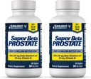 SUPER BETA PROSTATE PROSTATE PROSTATE OF Men - צמצום נסיעות האמבטיה, קידום השינה, Better Bladder ריקה & בריאות Prostate, Beta Sitosterol - 60 Count (Pack of 2)