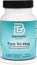 Pure Tri-Mag - שלוש צורות של מגנזיום עתיר עבור מגוון של פרוטוקולים תזונתיים. הקלה מתח, שינה, בריאות לב, שרירים, ומטבוליזם תומכים 120-caps