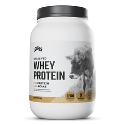 רמות Grass Fed Whey חלבון אבקת, לא מלאכותיים, 24G של חלבון, Cappuccino, 2LB