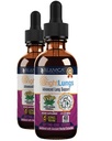 Bright Lungs - Lung Detox תומך תוסף כדי לעזור לשמור על בריאות Lung & Respiratory בריאות - גרינליה, Lobelia, Licorice, Wild Cherry & More!