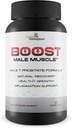 Boost Male - תמיכה מקסימלית של כוח עבור גברים - לקדם יום ריקבון מלא יום ולילה - תמיכה לשפר את זרימת הדם עם תה ירוק - תוספי בריאות הערמונית של גברים - Urinary Support