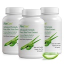AloeCure אורגני Aloe Vera כמוסות, 160,000 מ"ג פנימי Aloe Leaf Equivalent לשרת, תמיכה Gut, Digestive ו Immune Health, מסייע לשמור על שיווי המשקל Stomach Acidity, Aloin חינם, 30Caps x 3Btllllllll