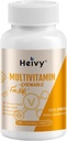 Heivy Toddlers Multivitamins, Kids Chewable ויטמין D3, C, ויטמין B12, B6, ויטמין A, E & Zinc for Immune Support and Health, 120 טבליות Chewable