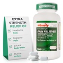 זמן-CAP LABS, INC. זמן קצר תוספת כוח הקלה כאבי ראש - Acetaminophen עם Aspirin & Caffeine (300 קפסולות) - כאבי ראש, Migraine & Back & Body Pain & השרירים Aches - תוספת כוח - נוצר בארה"ב