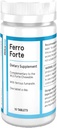FitForMe Bariatric Multivitamins Iron תוסף לאחר Gastric Bypass - One a Day Ferro Forte Tablet - 10 ימים אספקה של ברזל פרז (Iron Booster for Forte Chewable)