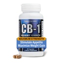 CB-1 משקל גלולות (90 Count) | קבלת משקל עבור נשים וגברים | בדיקות קליניות Appetite Booster