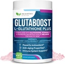 6970 מ"ג אבקת Glutathione עבור Skin Whitening Enhanced עם Collagen & ויטמין C | Brightens Skin & Saving Pigmentation
