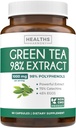 EGCG Green Tea Extracts - Super High Potency Green Tea Pills Antioxidant Rich פורמולה ארוז עם Polyphenols Catechins & EGCG - 500 מ"ג פרפסולה - Non-GMO & Made בארה"ב (1 חודש אספקה)
