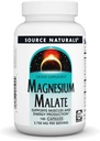 מקור Naturals Magnesium Malate 3750 מ"ג Per Server Essential Magnesium Malic Acid תוסף - 100 קפסולות