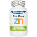 DrFormulas Zinc for Acne 50 מ"ג תוספת עם Chelated Zinc Oxide Citrate, 100 יום אספקה (Tablets Not Lozenges, Gluconate או Picolinate)