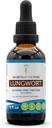 סודות של השבט Lungwort אלכוהול חינם לחלץ, Lungwort (Pulmonaria officinalis) Dried Leaf Tincture תוסף 2 oz