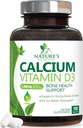 Calcium Supplement 1200 mg - with Vitamin D3 for Best Absorption - Supports Immune Health, Bones & Teeth - Nature's Calcium Carbonate + 1600 IU of D3 - Bottled in USA for Women & Men - 180 Tablets