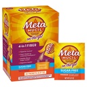 Metamucil On-the-Go Packets, Sugar-Free, 44 Packets, 4in-1 Psyllium Husk סיבים תוספת, כתום פלאמורed, משרתי אדם גדולים עבור נסיעות, סיבים עבור בריאות העיכול ורגילות