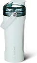 BrüMate MultiShaker בלנדר שאקר בקבוק | 100% Leakהוכחה Insulated Stainless Steel The Perfect Shaker Cup, חלבונים Shaker Bottle ו-Pre Workout Bottle for the Gym | 26oz (בלום כחול)