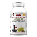 ANDREW LESSMAN Resveratrol 100 EGCG 100 מ"ג - 180 קפסולות - שני סוגים טבעיים של אנטי-חמצן, ללא אלכוהול או קפאין.