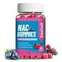 NAC Gummies 800 מ"ג, N-Acetyl Cysteine תוסף NAC עבור Immune System & Antioxidant, non-GMO, Gluten Free, טבעוני - 60 Counts