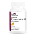 Bariatric Advantage Essential Multivitamin Without Iron - 200 DV של חומרים מזינים מרכזיים - תמיכה מינרליים טרצ'י * - Multivitamins for Bariatricמטופלים - כתום - 60 טבליות