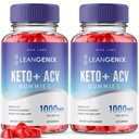 מעבדות rize (Pack של 2 Leangenix Keto+AC חניכיים עבור ירידה במשקל מתקדם, לשרוף שומן ולהשתמש כמקור עיקרי של אנרגיה, Gomitas, תוספת סקירה (120 חניכיים)