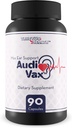 Max Ear Support Audi Vax - תוספת תמיכה לבריאות האוזן - קידום בריאות האוזן הפנימית והאוזן התיכונה עם זרימת דם משופרת - עזרה להפחית את אובדן השמיעה וצלצול אוזניים - תמיכה בתפקוד ביקורתי בריא