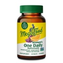 Mega Food Womens Multivitamin One Daily - Multivitamin for Women - ויטמין C, ויטמין D, Iron & B ויטמינים - Bone, Energy Metabolism & Immune Support - Vegetarian, GlutenFree - 30 טבליות, 30 משרתות