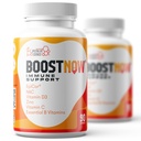 BoostNow 14-in-1 Immune תומך קפסולות - משופרת עם ויטמין C, D-3, Zinc, EpiCor, Elderberry & More - 90 Count Count