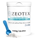אבקת Zeolite Detox - תוסף Clinoptilolite עבור ניקוי גוף מלא, Gut בריאות, אנרגיה, Immune & pH תמיכה