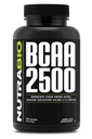NutraBio - BCAA 2500 - Chain Amino Acids - תמיכה צמיחה שרירית חדשה למנוע הפסקת שרירים - 250 קפסולות
