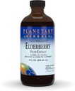 פלנטרי Herbals Elderberry Fluid לחלץ, Full Spectrum 5 מ"ל תמיכה בחיסון הבוטני - 8 Fluid oz