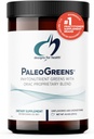 Designs for Health PaleoGreens - Over 90% Organic Super Green Shake Powder with Vegetables, Berries, Enzymes + Antioxidants - Non-GMO Drink Mix, Unflavored + Unsweetened (30 Servings / 270g)