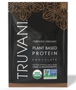 Truvani Vegan Pea אבקת חלבון | שוקולד | 20g אורגני צמחי מבוסס חלבון | 1 משרת | Keto | Gluten & Milk Free | Low Carb | לא תוספת סוכר