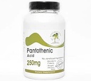 Pantothenic Acid 250 מ"ג - 200 קפסולות - אין תוספות - תוספי טבע