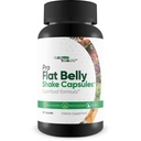 Pro Flat Belly Shake קפסולות - Gut ניקוי כדי לעזור להפחית את הגודש - ניקוי גוף וניקוי העיכול - תמיכה בריאות כוללת עם ניקוי - לעזור Clear Waste & Toxins עם תוספי ניקוי