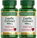 Nature's Bounty Garlic לחלץ 1000 מ"ג Softgels 100 ea (Pack of 2)